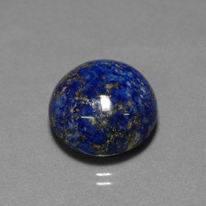 13.88 ct Blue Lapis Lazuli Stone, Natural Lapis Lazuli in Round Cabochon Shape for Sale