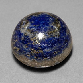 14.91 ct Blue Lapis Lazuli Stone, Natural Lapis Lazuli in Round Cabochon Shape for Sale