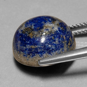 Lapis Lazuli Gemstone in 14 mm (calibrated) Size for Sale, Lapis Lazuli Stone in Royal Blue Color