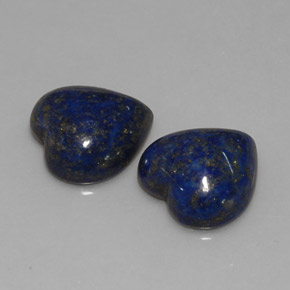 11.27 ct Blue Lapis Lazuli Stone, Natural Lapis Lazuli in Heart Cabochon Shape for Sale