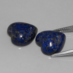 Lapis Lazuli Gemstone in 12 x 12 mm (calibrated) Size for Sale, Lapis Lazuli Stone in Royal Blue Color