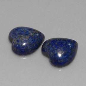 11.23 ct Blue Lapis Lazuli Stone, Natural Lapis Lazuli in Heart Cabochon Shape for Sale