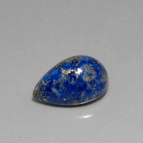 6.93 ct Blue Lapis Lazuli Stone, Natural Lapis Lazuli in Pear Cabochon Shape for Sale