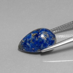 Lapis Lazuli Gemstone in 14 x 9 mm (calibrated) Size for Sale, Lapis Lazuli Stone in Royal Blue Color