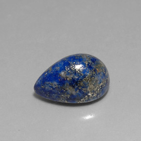 7.60 ct Blue Lapis Lazuli Stone, Natural Lapis Lazuli in Pear Cabochon Shape for Sale