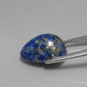 Lapis Lazuli Gemstone in 14 x 9 mm (calibrated) Size for Sale, Lapis Lazuli Stone in Royal Blue Color