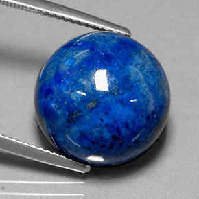 19.11 ct Blue Lapis Lazuli Stone, Natural Lapis Lazuli in Round Cabochon Shape for Sale