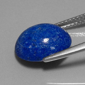 Lapis Lazuli Gemstone in 12 x 10 mm (calibrated) Size for Sale, Lapis Lazuli Stone in Royal Blue Color