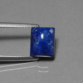 2.69 ct Blue Lapis Lazuli Gemstone, Lapis Lazuli Gem in Baguette Cabochon Shape for Sale.