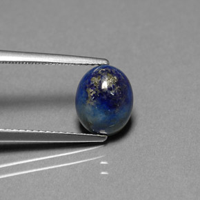 2.16 ct Blue Lapis Lazuli Stone, Natural Lapis Lazuli in Oval Cabochon Shape for Sale