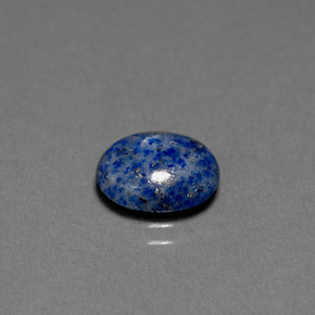 2.36 ct Blue Lapis Lazuli Gemstone, Lapis Lazuli Gem in Oval Cabochon Shape for Sale.