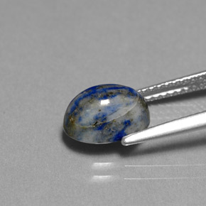 Lapis Lazuli Gemstone in 9 x 7 mm (calibrated) Size for Sale, Lapis Lazuli Stone in Royal Blue Color