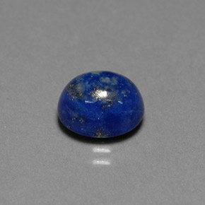 3.37 ct Blue Lapis Lazuli Stone, Natural Lapis Lazuli in Oval Cabochon Shape for Sale