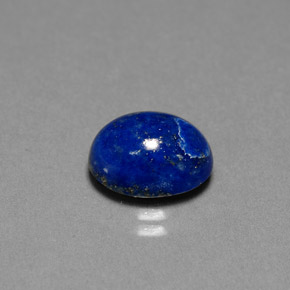3.74 ct Blue Lapis Lazuli Stone, Natural Lapis Lazuli in Oval Cabochon Shape for Sale