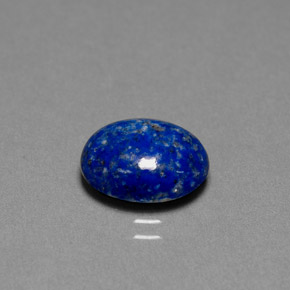 3.51 ct Blue Lapis Lazuli Stone, Natural Lapis Lazuli in Oval Cabochon Shape for Sale