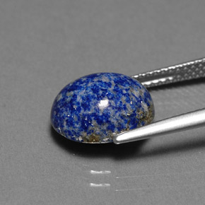 Lapis Lazuli Gemstone in 11.2 x 9.6 mm Size for Sale, Lapis Lazuli Stone in Royal Blue Color