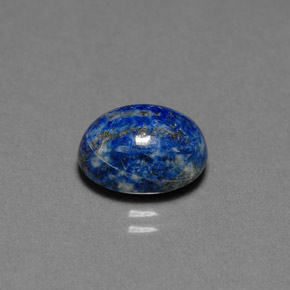 4.25 ct Blue Lapis Lazuli Stone, Natural Lapis Lazuli in Oval Cabochon Shape for Sale