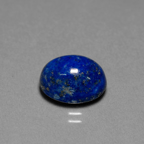 5.41 ct Blue Lapis Lazuli Stone, Natural Lapis Lazuli in Oval Cabochon Shape for Sale