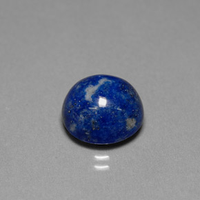 6.65 ct Blue Lapis Lazuli Stone, Natural Lapis Lazuli in Round Cabochon Shape for Sale