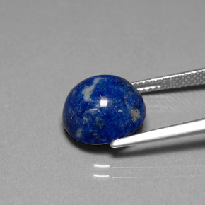 Lapis Lazuli Gemstone in 11 mm (calibrated) Size for Sale, Lapis Lazuli Stone in Royal Blue Color