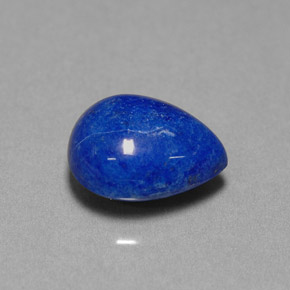 4.81 ct Blue Lapis Lazuli Stone, Natural Lapis Lazuli in Pear Cabochon Shape for Sale