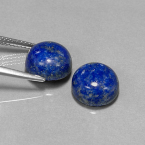 Lapis Lazuli Gemstone in 10 mm (calibrated) Size for Sale, Lapis Lazuli Stone in Royal Blue Color