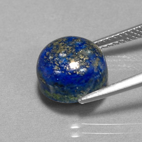 Lapis Lazuli Gemstone in 10 mm (calibrated) Size for Sale, Lapis Lazuli Stone in Royal Blue Color