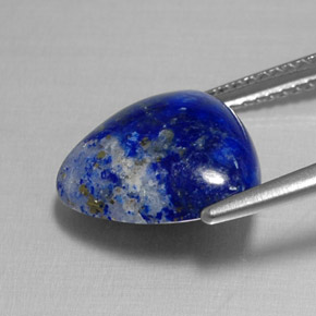 Lapis Lazuli Gemstone in 12.8 x 12.3 mm Size for Sale, Lapis Lazuli Stone in Royal Blue Color