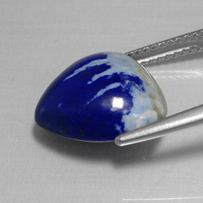 Lapis Lazuli Gemstone in 12.8 x 12.4 mm Size for Sale, Lapis Lazuli Stone in Royal Blue Color