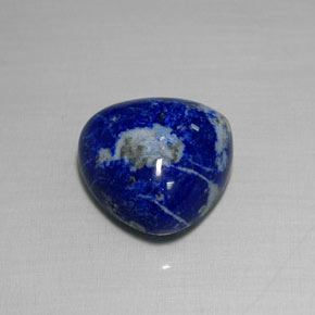 7.96 ct Blue Lapis Lazuli Gemstone, Lapis Lazuli Gem in Trillion Cabochon Shape for Sale.
