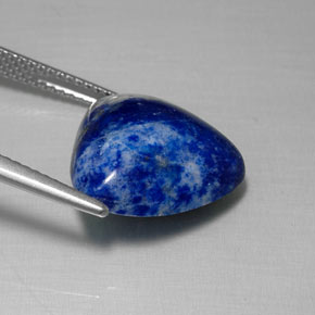 Lapis Lazuli Gemstone in 14.7 x 14.2 mm Size for Sale, Lapis Lazuli Stone in Royal Blue Color