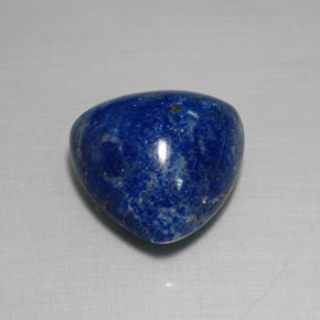 10.93 ct Blue Lapis Lazuli Gemstone, Lapis Lazuli Gem in Trillion Cabochon Shape for Sale.