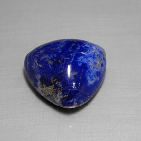 14.12 ct Blue Lapis Lazuli Gemstone, Lapis Lazuli Gem in Trillion Cabochon Shape for Sale.