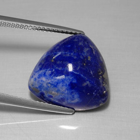 14.12 ct Blue Lapis Lazuli Stone, Natural Lapis Lazuli in Trillion Cabochon Shape for Sale