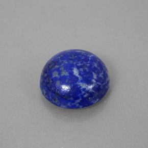 5.10 ct Blue Lapis Lazuli Gemstone, Lapis Lazuli Gem in Round Cabochon Shape for Sale.