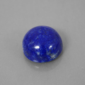4.33 ct Blue Lapis Lazuli Gemstone, Lapis Lazuli Gem in Round Cabochon Shape for Sale.