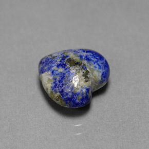 4.25 ct Blue Lapis Lazuli Stone, Natural Lapis Lazuli in Heart Cabochon Shape for Sale
