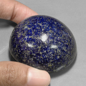 Lapis Lazuli Gemstone in 46 x 42.9 mm Size for Sale, Lapis Lazuli Stone in Royal Blue Color
