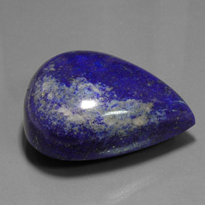 266.50 ct Blue Lapis Lazuli Gemstone, Lapis Lazuli Gem in Pear Cabochon Shape for Sale.