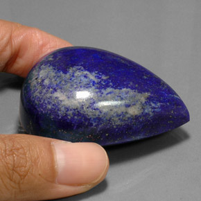Lapis Lazuli Gemstone in 46.5 x 37.8 mm Size for Sale, Lapis Lazuli Stone in Royal Blue Color