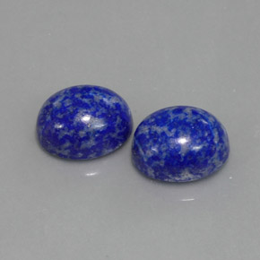 7.05 ct Blue Lapis Lazuli Gemstone, Lapis Lazuli Gem in Oval Cabochon Shape for Sale.