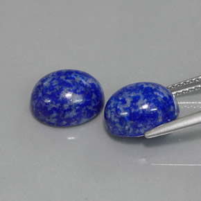 Lapis Lazuli Gemstone in 10 x 8 mm (calibrated) Size for Sale, Lapis Lazuli Stone in Royal Blue Color
