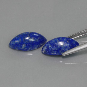 Lapis Lazuli Gemstone in 12 x 6 mm (calibrated) Size for Sale, Lapis Lazuli Stone in Royal Blue Color