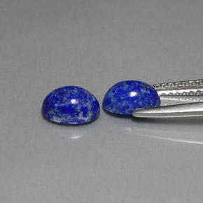 Lapis Lazuli Gemstone in 7.1 x 5.2 mm Size for Sale, Lapis Lazuli Stone in Royal Blue Color