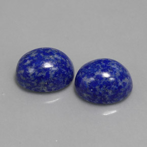 6.77 ct Blue Lapis Lazuli Stone, Natural Lapis Lazuli in Oval Cabochon Shape for Sale