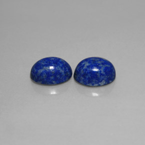 3.28 ct Blue Lapis Lazuli Gemstone, Lapis Lazuli Gem in Oval Cabochon Shape for Sale.