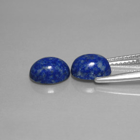 Lapis Lazuli Gemstone in 8 x 6 mm (calibrated) Size for Sale, Lapis Lazuli Stone in Royal Blue Color