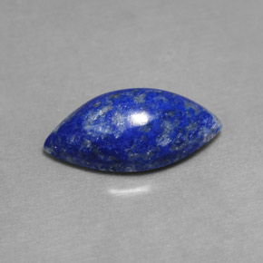 2.98 ct Blue Lapis Lazuli Gemstone, Lapis Lazuli Gem in Marquise Cabochon Shape for Sale.