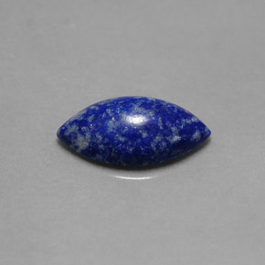 1.60 ct Blue Lapis Lazuli Gemstone, Lapis Lazuli Gem in Marquise Cabochon Shape for Sale.