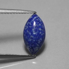 1.60 ct Blue Lapis Lazuli Stone, Natural Lapis Lazuli in Marquise Cabochon Shape for Sale